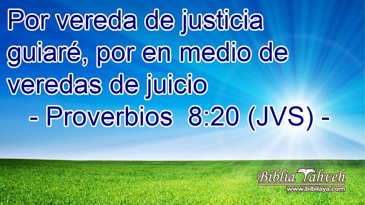 Por vereda de justicia guiaré, por en medio de veredas de juicio