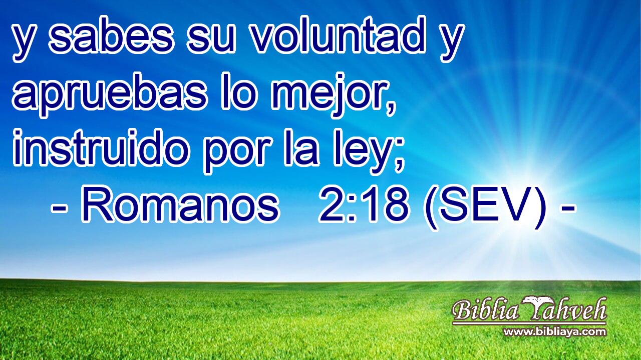 y sabes su voluntad y apruebas lo mejor, instruido por la ley;