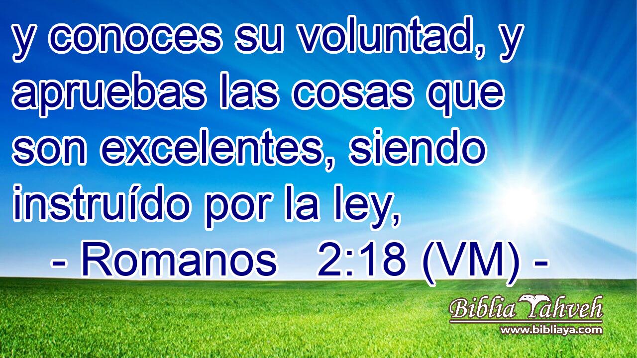 y conoces su voluntad, y apruebas las cosas que son excelentes, siendo instruído por la ley, 
