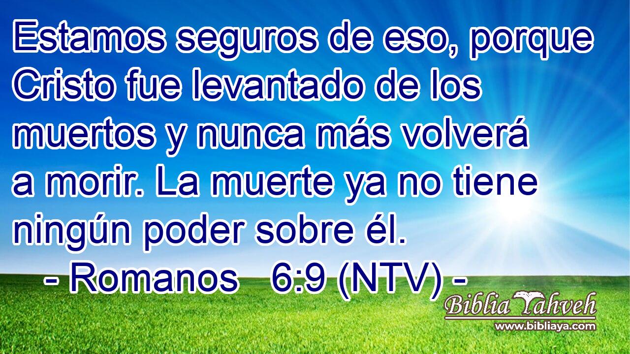 Estamos seguros de eso, porque Cristo fue levantado de los muertos y nunca más volverá a morir. La muerte ya no tiene ningún poder sobre él.