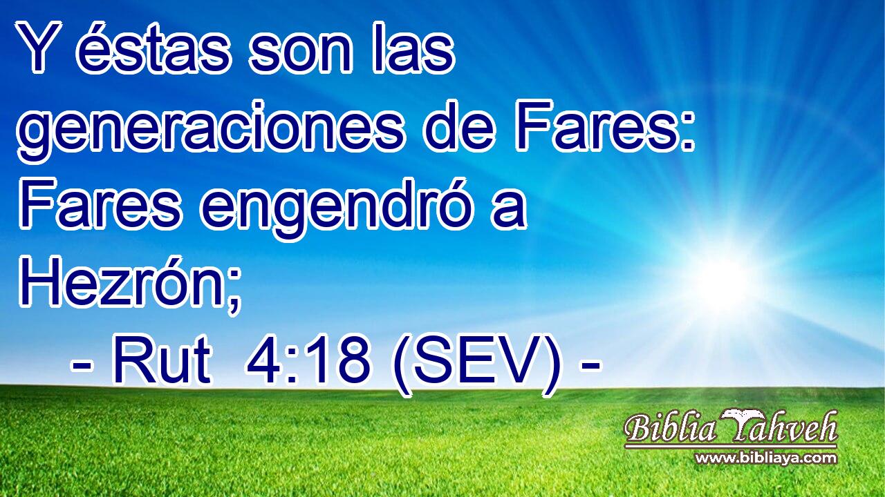 Y éstas son las generaciones de Fares: Fares engendró a Hezrón;