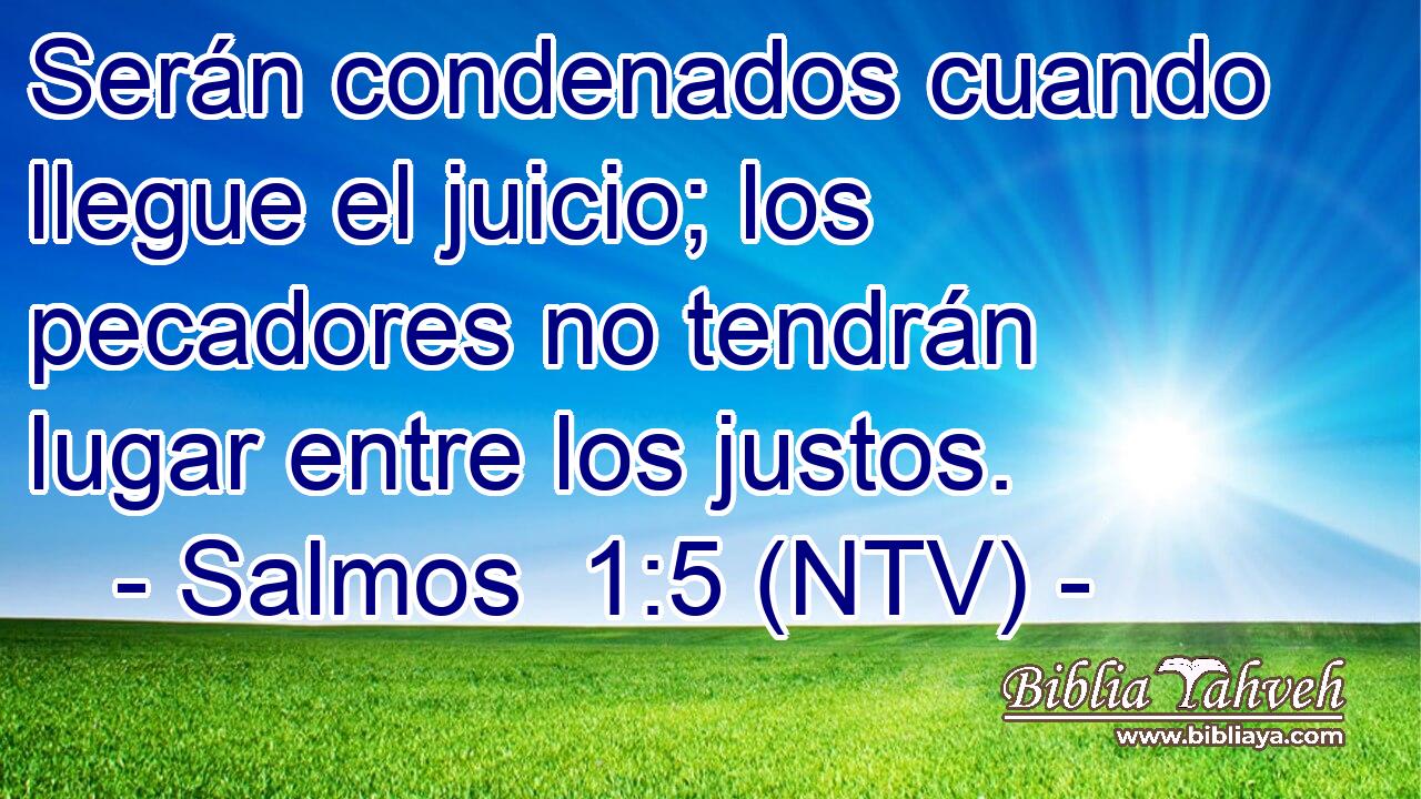 Serán condenados cuando llegue el juicio; los pecadores no tendrán lugar entre los justos.
