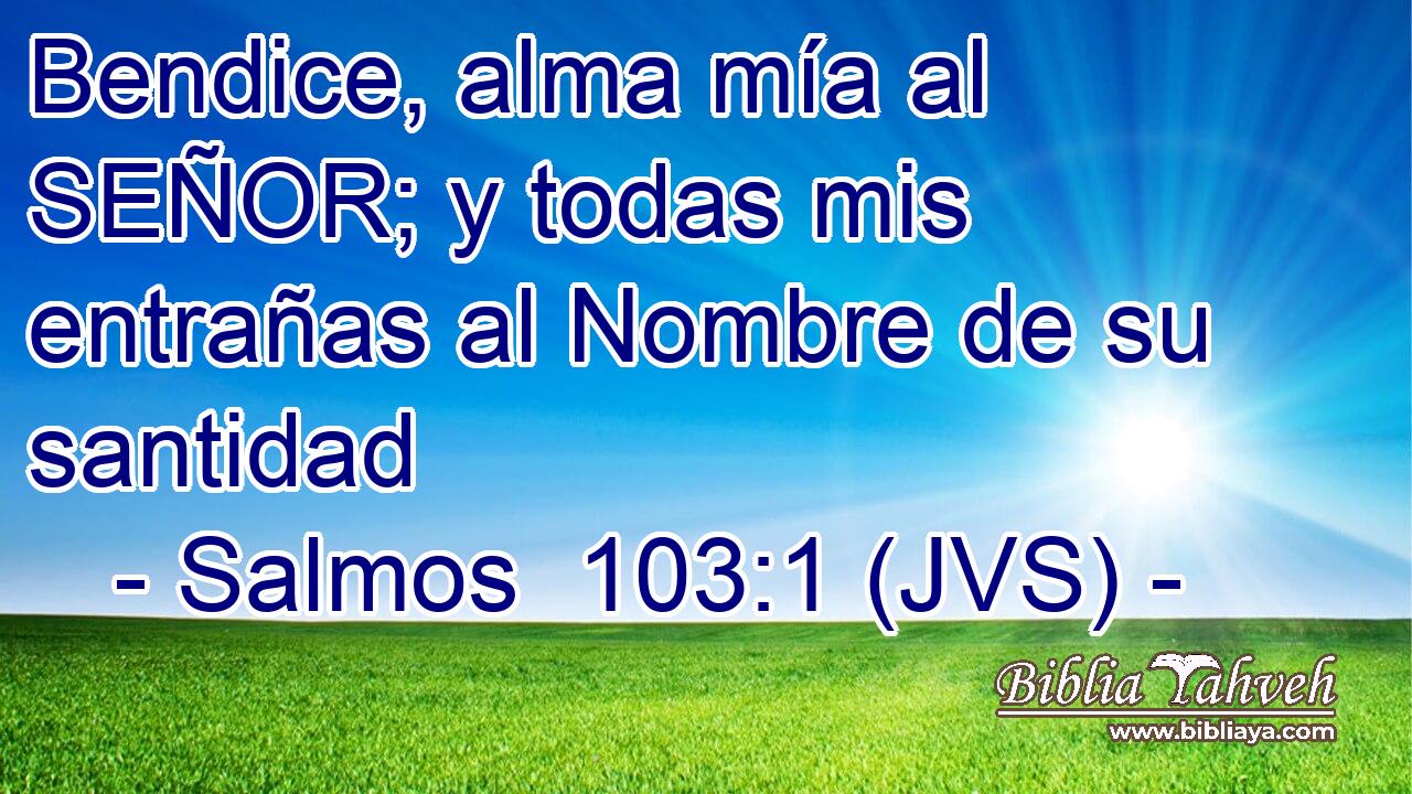 Salmos 103:1, 2 