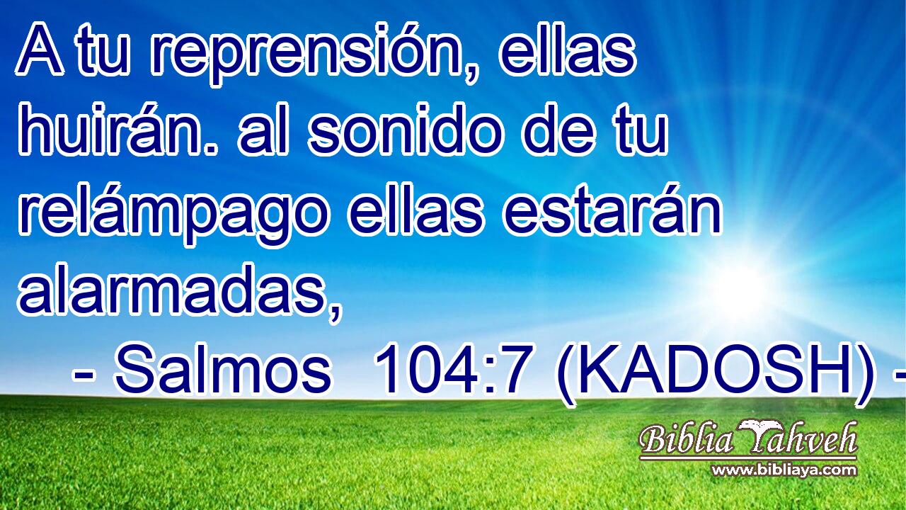  A tu reprensión, ellas huirán. al sonido de tu relámpago ellas estarán alarmadas, 
