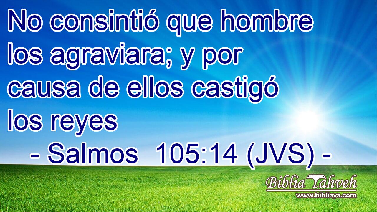 No consintió que hombre los agraviara; y por causa de ellos castigó los reyes