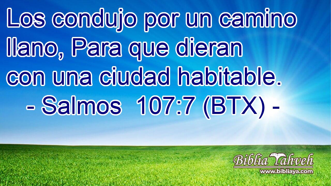 Los condujo por un camino llano, Para que dieran con una ciudad habitable.