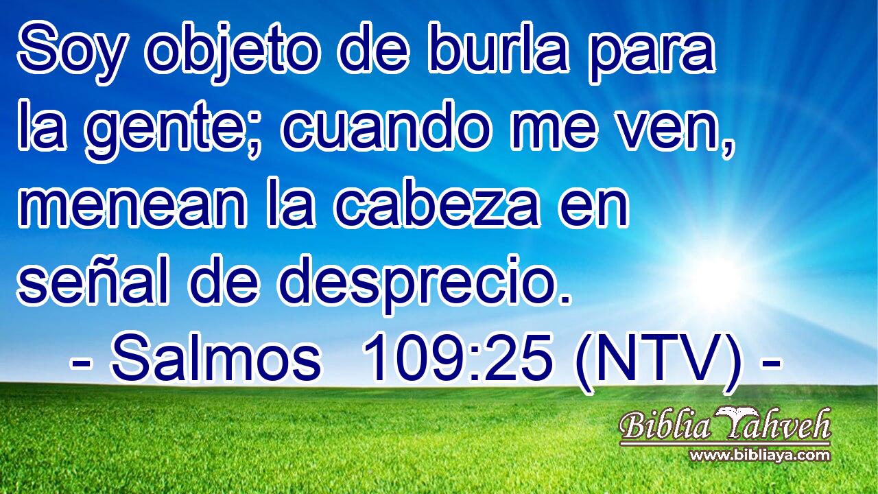 Soy objeto de burla para la gente; cuando me ven, menean la cabeza en señal de desprecio.