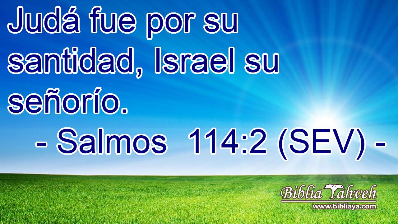Judá fue por su santidad, Israel su señorío.