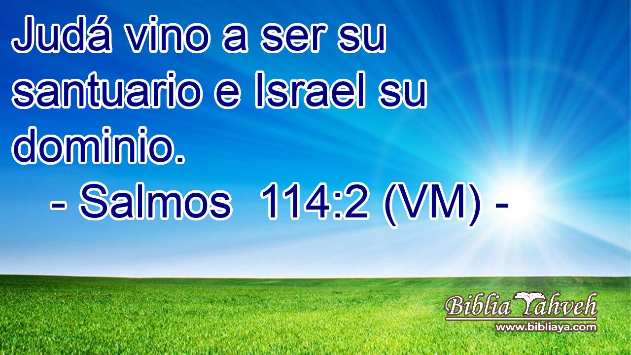  Judá vino a ser su santuario e Israel su dominio. 