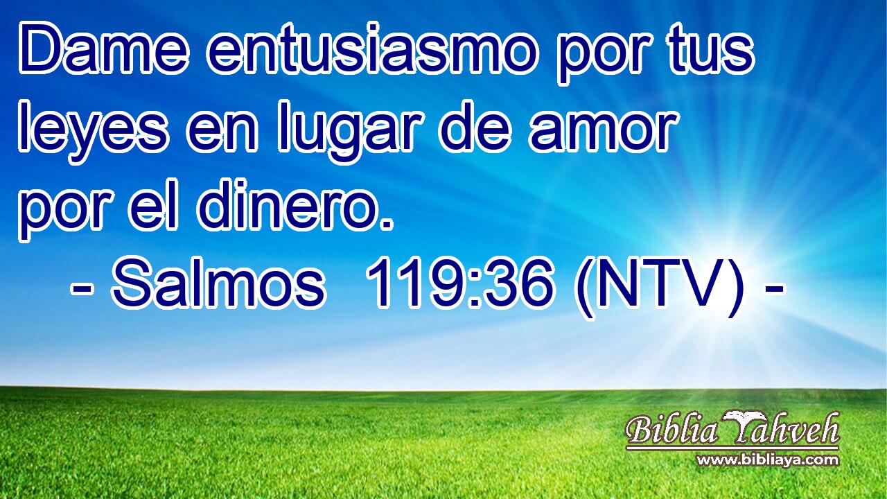 Dame entusiasmo por tus leyes en lugar de amor por el dinero.