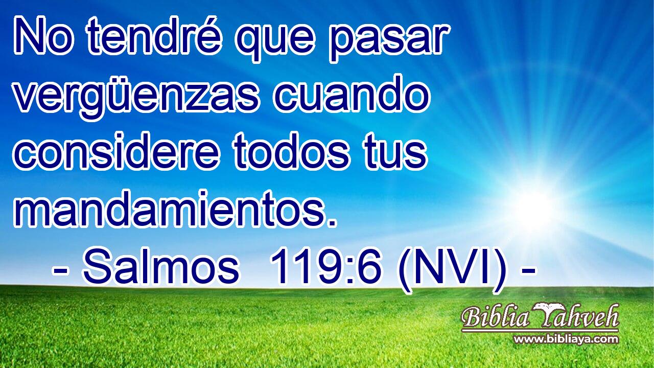  No tendré que pasar vergüenzas cuando considere todos tus mandamientos. 