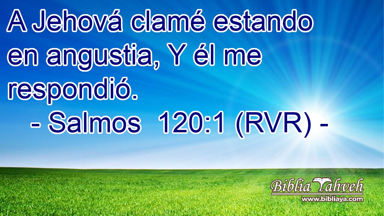 A Jehová clamé estando en angustia, Y él me respondió.