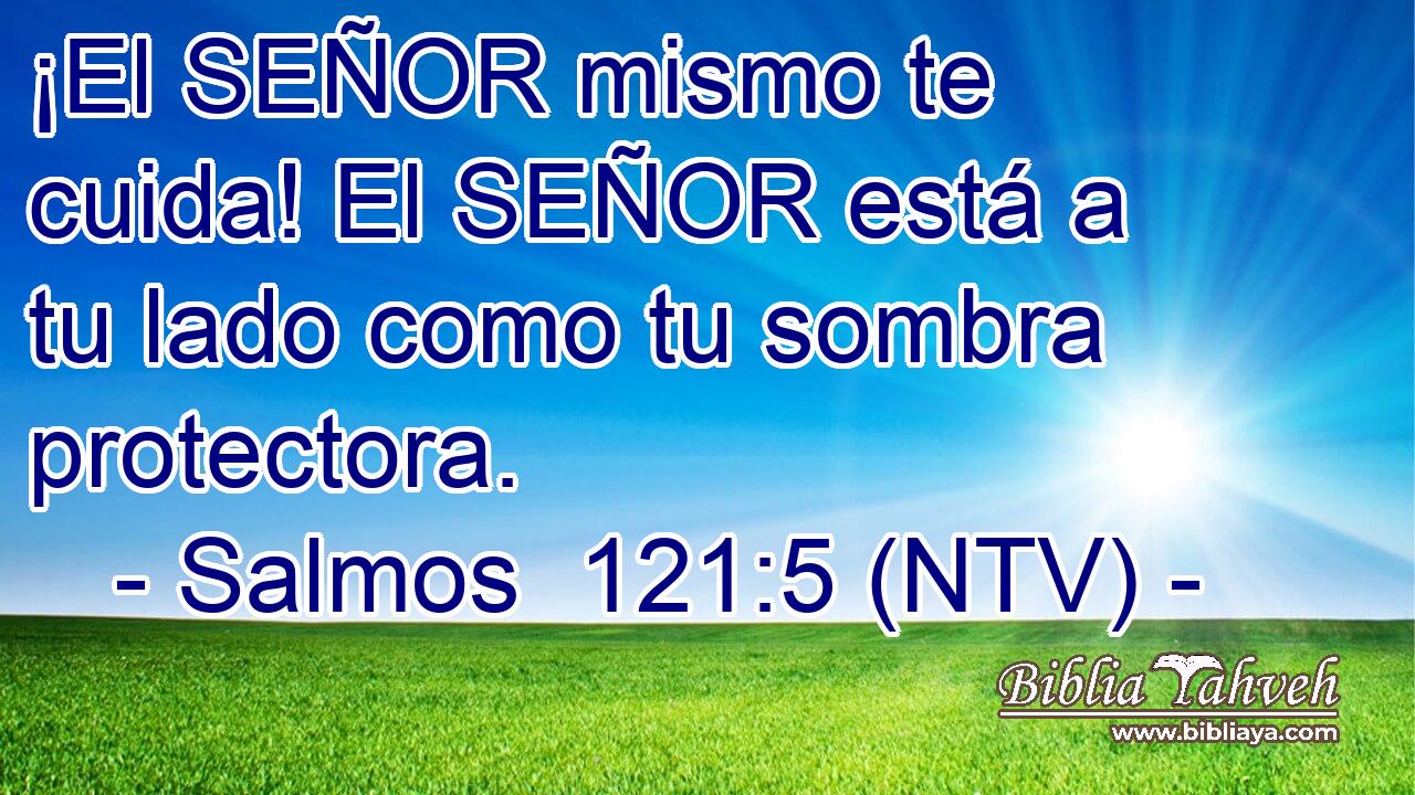 ¡El SEÑOR mismo te cuida! El SEÑOR está a tu lado como tu sombra protectora.