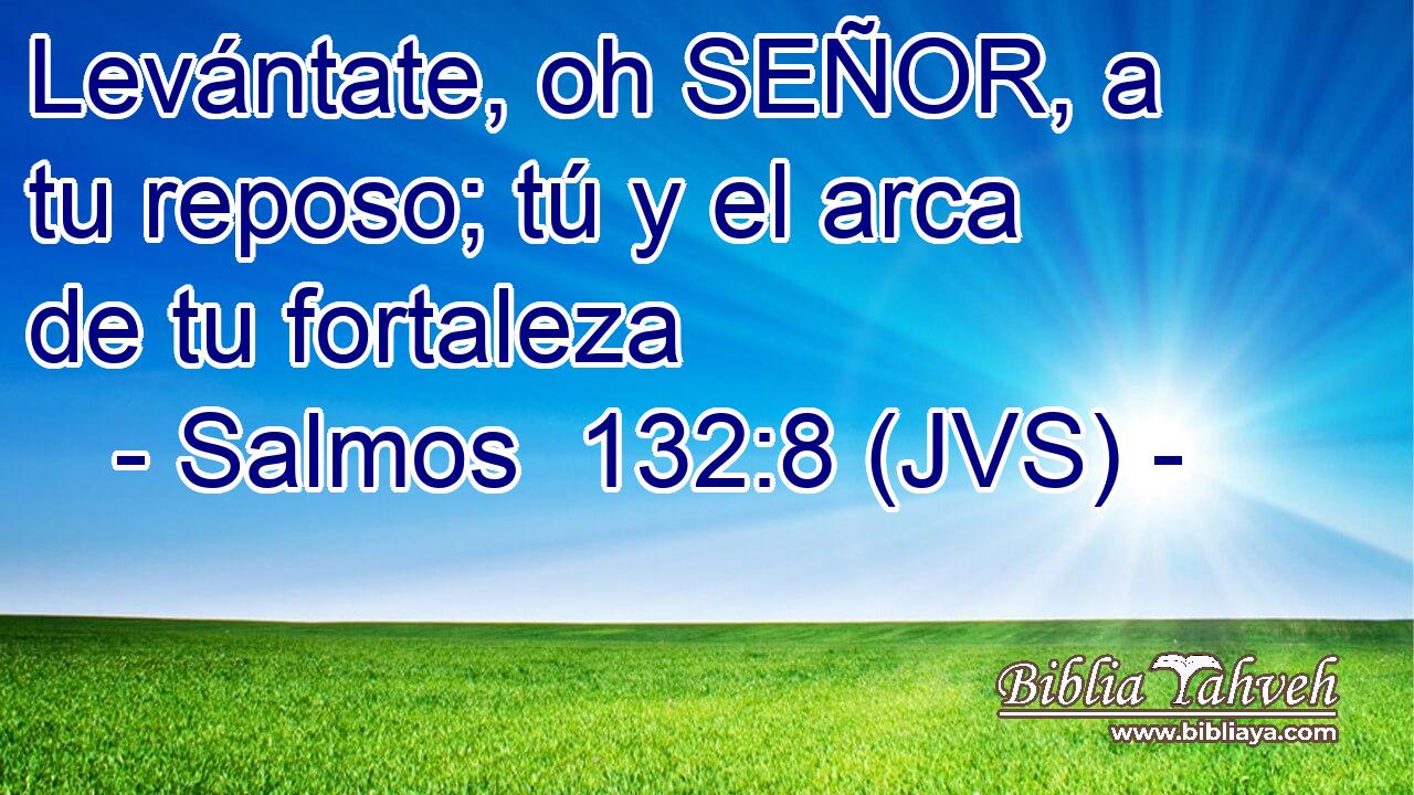 Levántate, oh SEÑOR, a tu reposo; tú y el arca de tu fortaleza