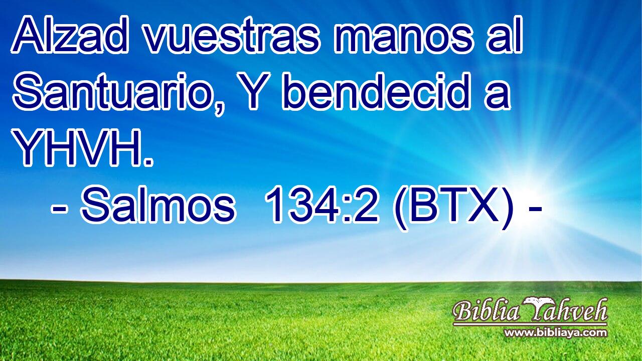 Alzad vuestras manos al Santuario, Y bendecid a YHVH.