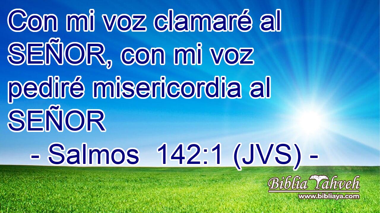 Con mi voz clamaré al SEÑOR, con mi voz pediré misericordia al SEÑOR