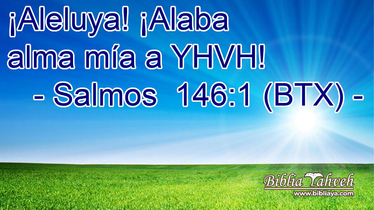 ¡Aleluya! ¡Alaba alma mía a YHVH!