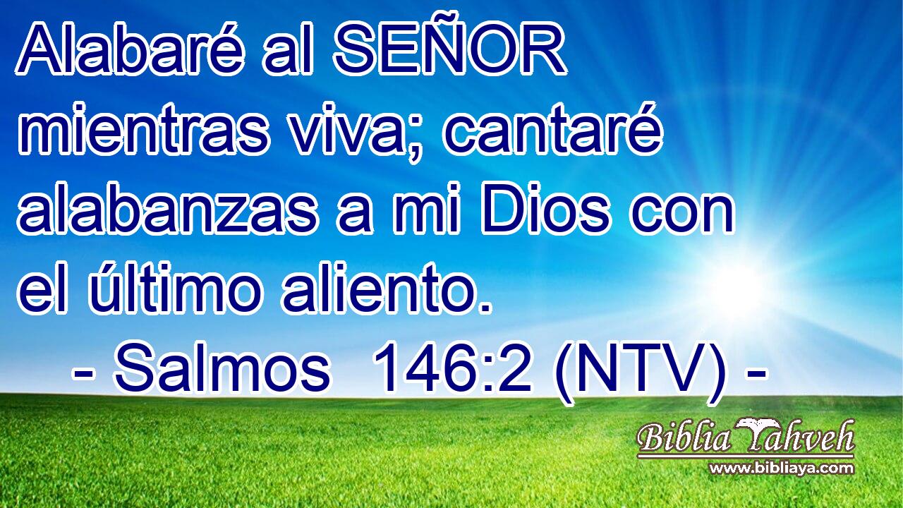 Alabaré al SEÑOR mientras viva; cantaré alabanzas a mi Dios con el último aliento.