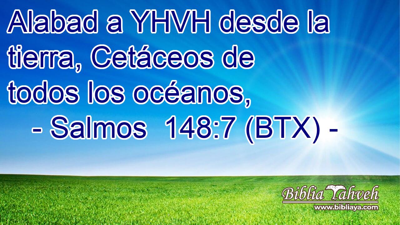 Alabad a YHVH desde la tierra, Cetáceos de todos los océanos,