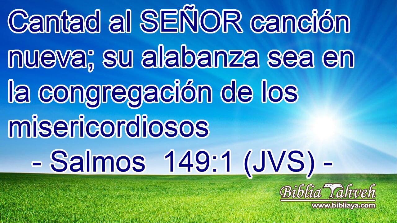 Cantad al SEÑOR canción nueva; su alabanza sea en la congregación de los misericordiosos