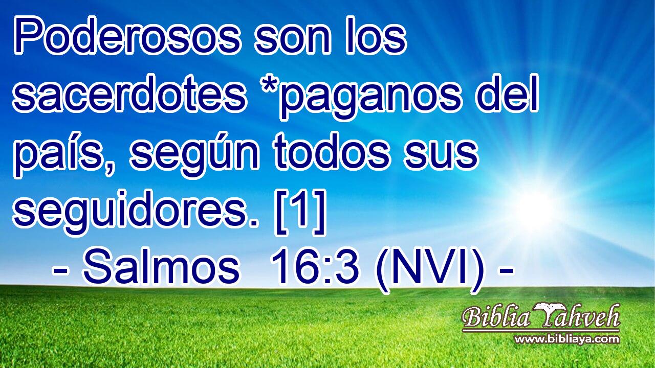  Poderosos son los sacerdotes *paganos del país, según todos sus seguidores. [1] 