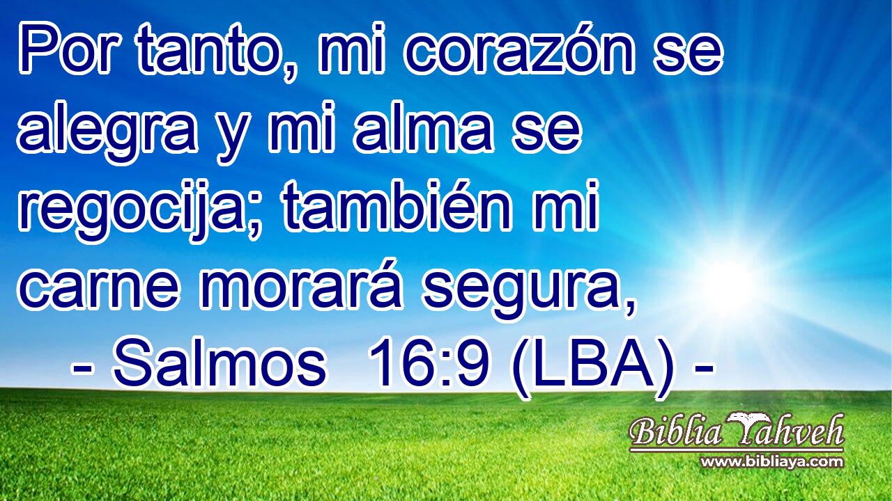 Por tanto, mi corazón se alegra y mi alma se regocija; también mi carne morará segura,