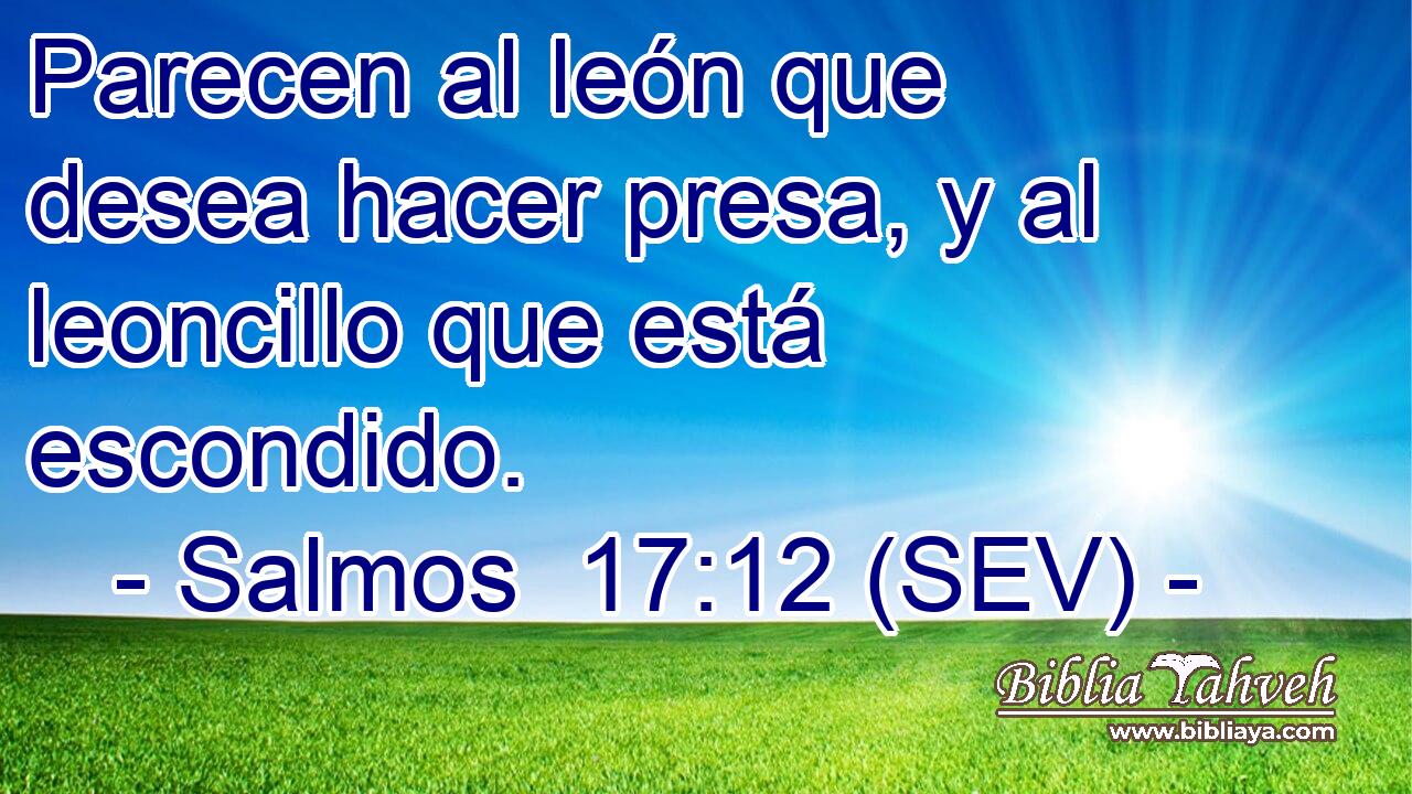 Parecen al león que desea hacer presa, y al leoncillo que está escondido.