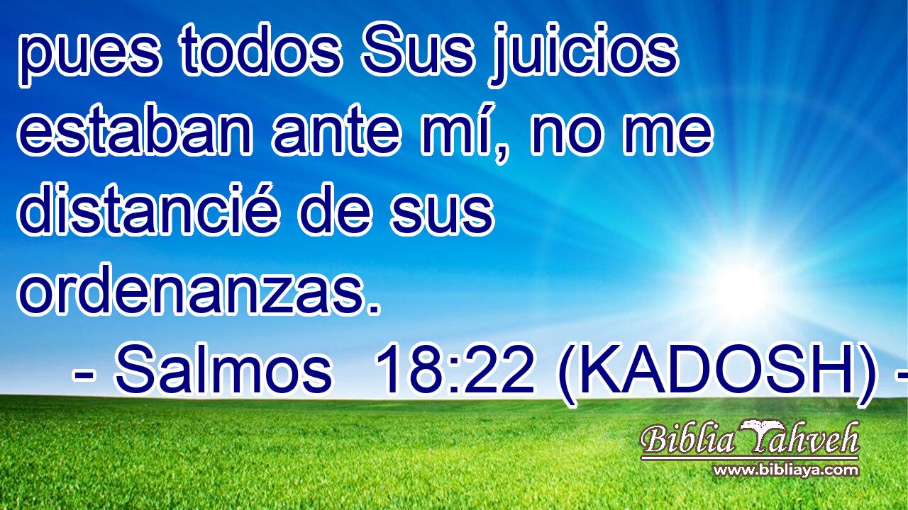  pues todos Sus juicios estaban ante mí, no me distancié de sus ordenanzas. 