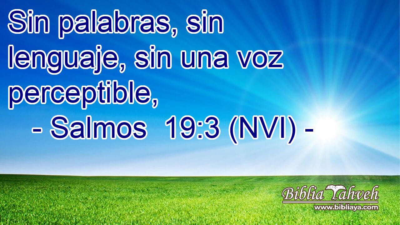  Sin palabras, sin lenguaje, sin una voz perceptible, 