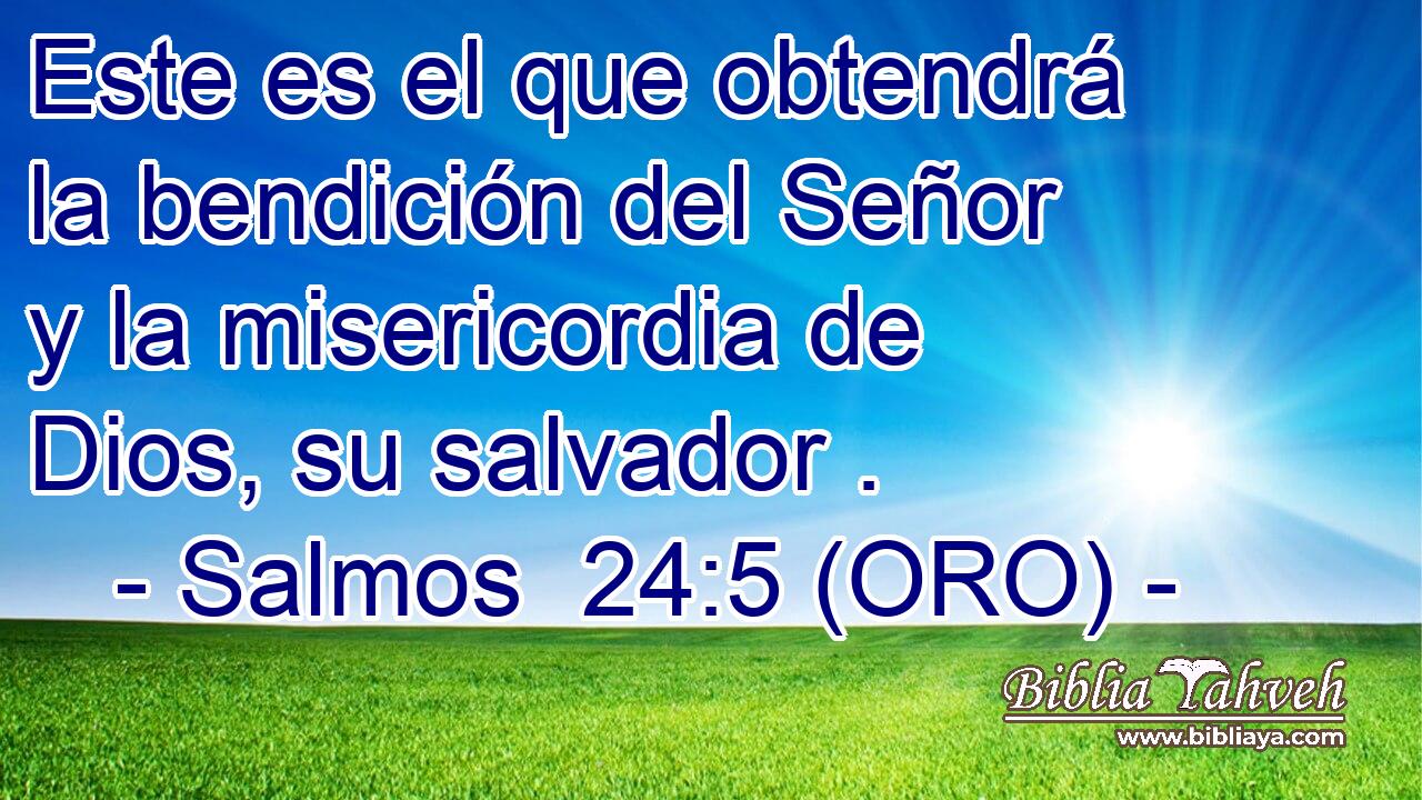  Este es el que obtendrá la bendición del Señor y la misericordia de Dios, su salvador . 