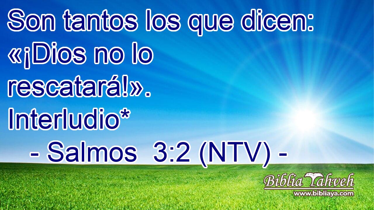 Son tantos los que dicen: «¡Dios no lo rescatará!». Interludio*