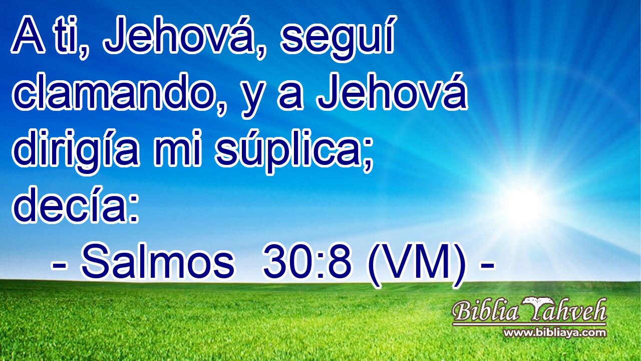  A ti, Jehová, seguí clamando, y a Jehová dirigía mi súplica; decía: 
