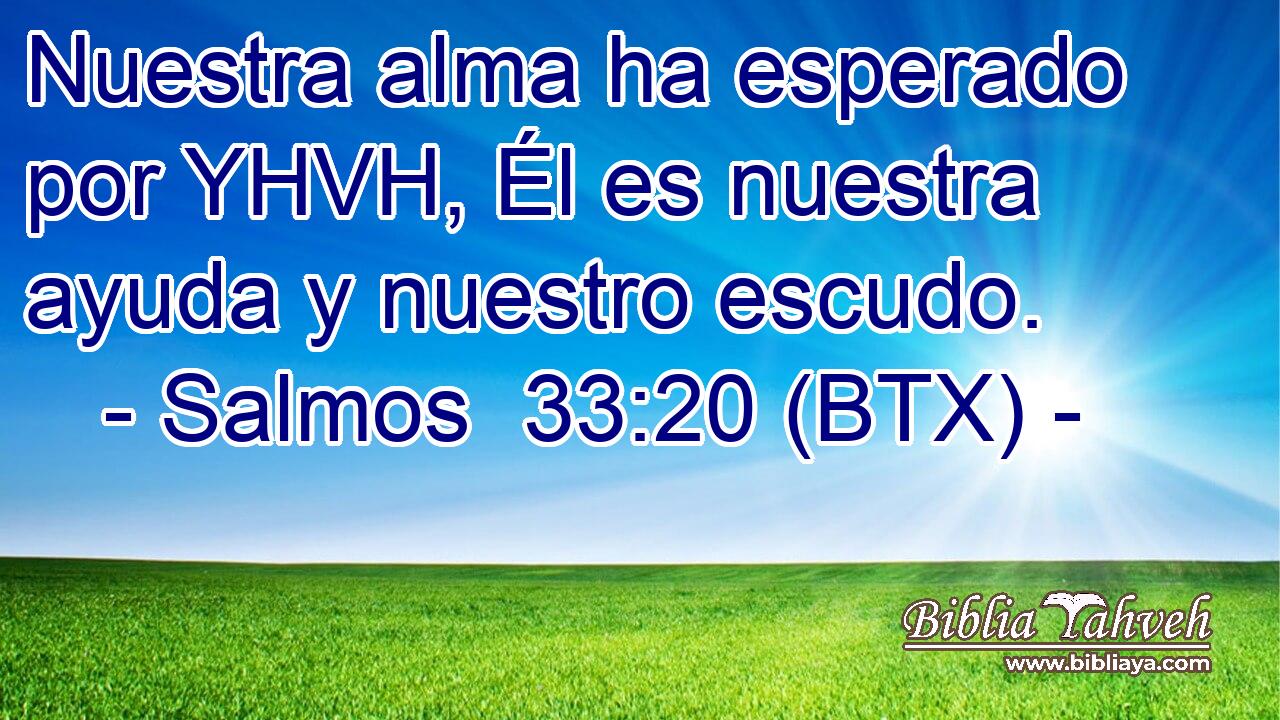Nuestra alma ha esperado por YHVH, Él es nuestra ayuda y nuestro escudo.