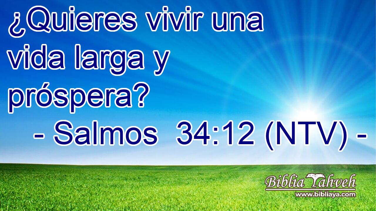 ¿Quieres vivir una vida larga y próspera?