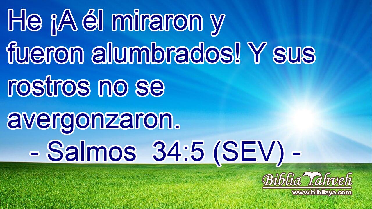 He ¡A él miraron y fueron alumbrados! Y sus rostros no se avergonzaron.