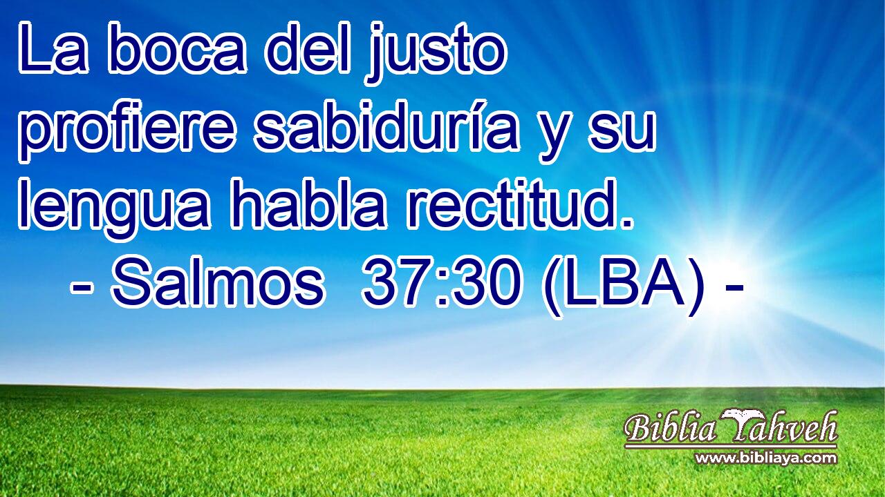 La boca del justo profiere sabiduría y su lengua habla rectitud.
