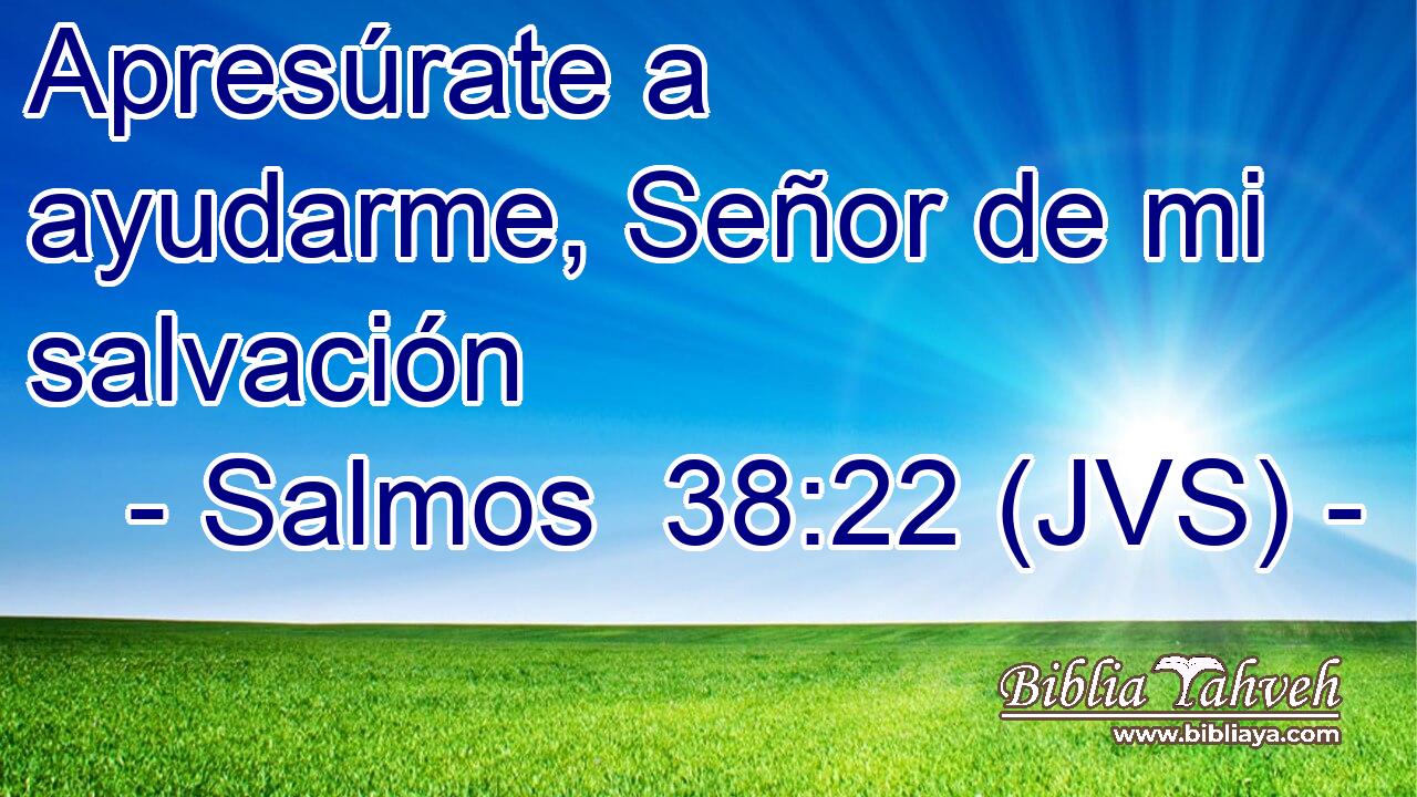Apresúrate a ayudarme, Señor de mi salvación