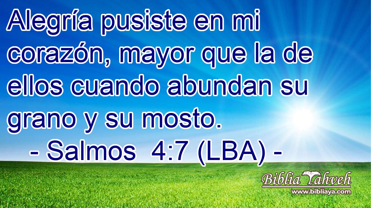Alegría pusiste en mi corazón, mayor que la de ellos cuando abundan su grano y su mosto.