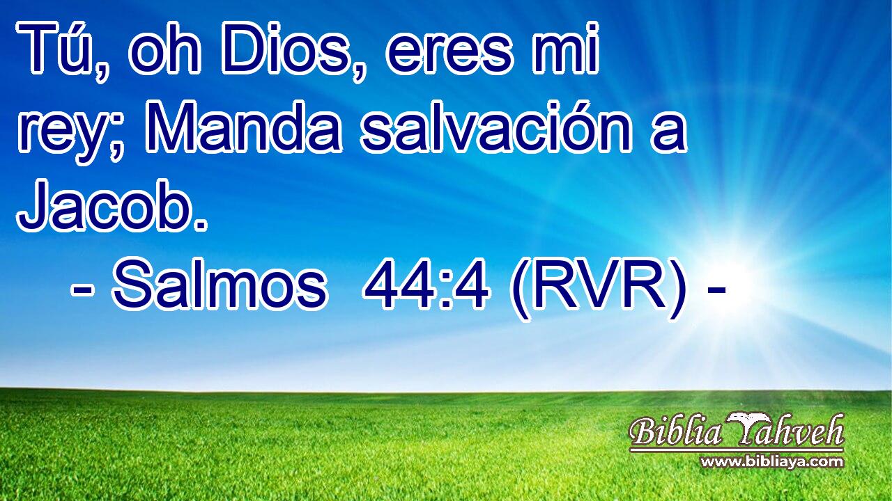 Tú, oh Dios, eres mi rey; Manda salvación a Jacob.