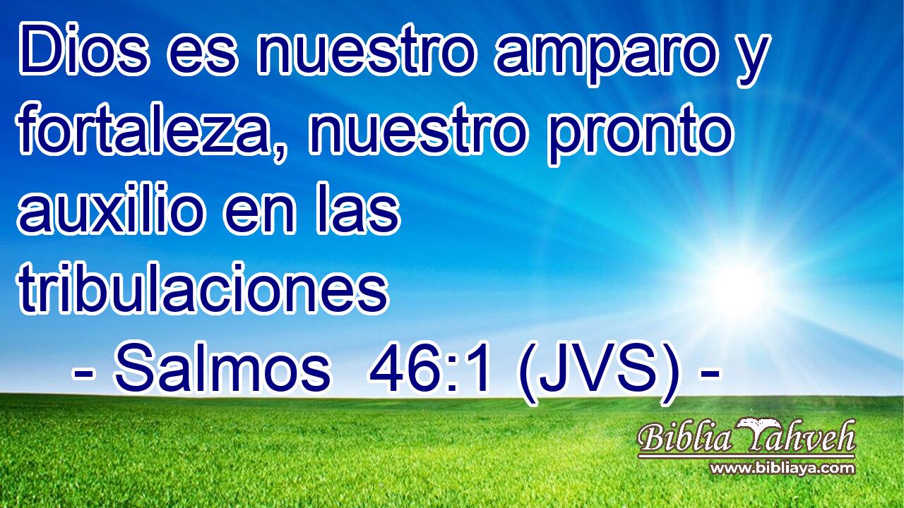 Dios es nuestro amparo y fortaleza, nuestro pronto auxilio en las tribulaciones