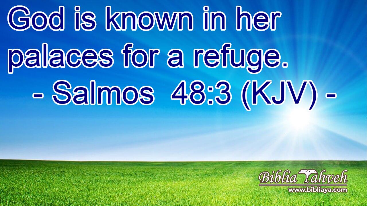 God is known in her palaces for a refuge.