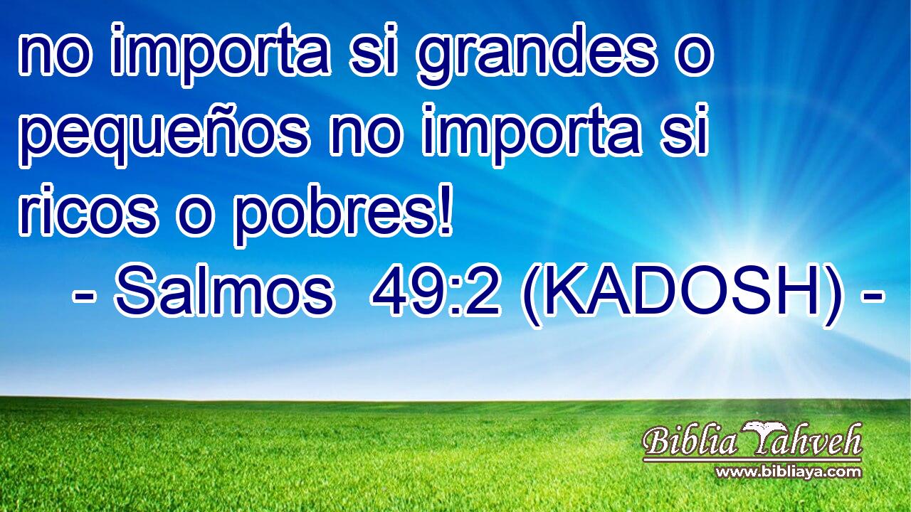  no importa si grandes o pequeños no importa si ricos o pobres! 