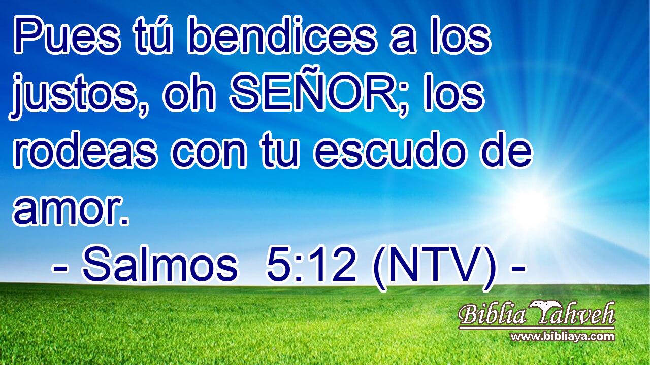 Pues tú bendices a los justos, oh SEÑOR; los rodeas con tu escudo de amor.
