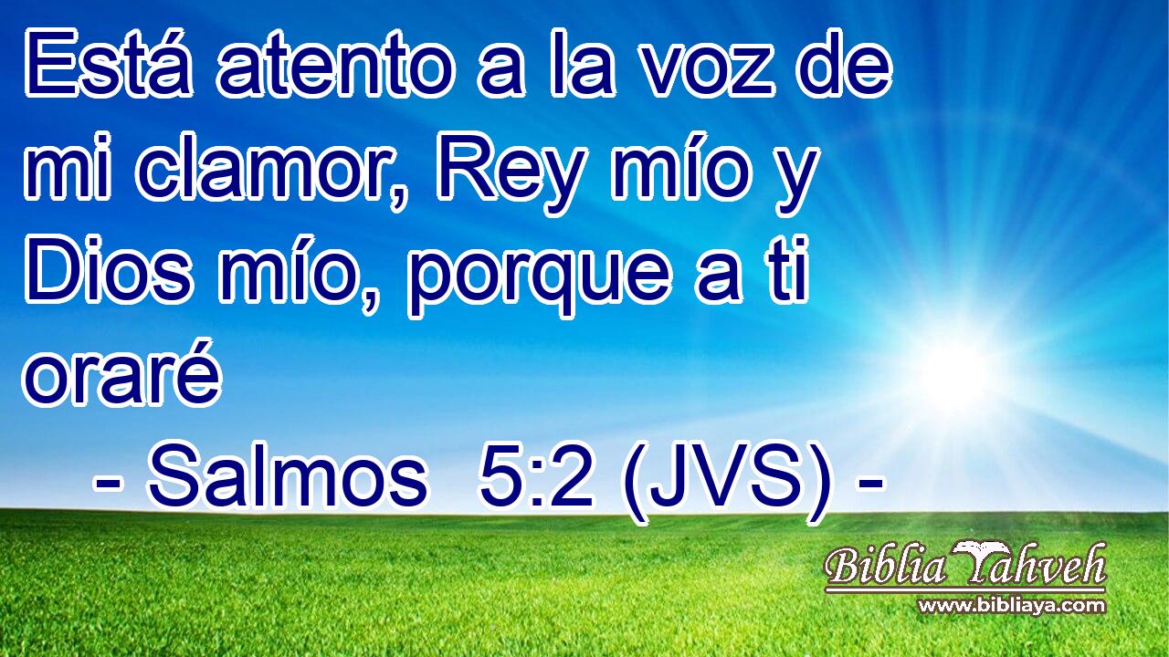 Está atento a la voz de mi clamor, Rey mío y Dios mío, porque a ti oraré