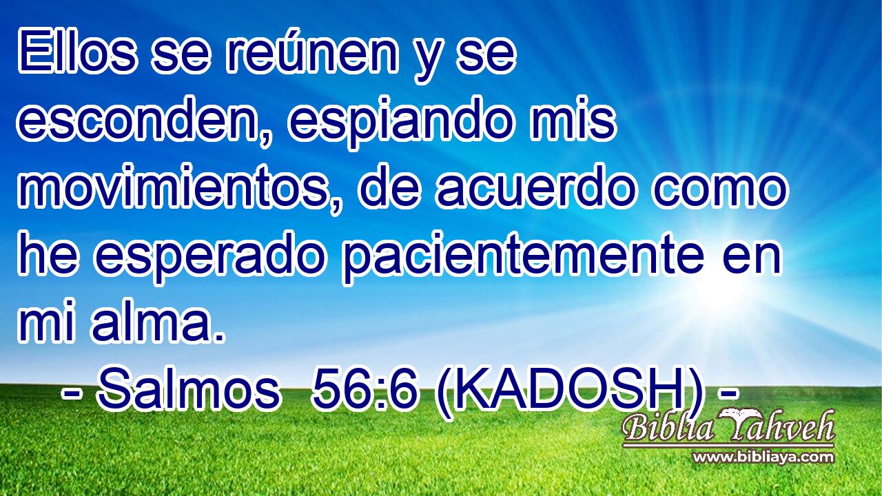  Ellos se reúnen y se esconden, espiando mis movimientos, de acuerdo como he esperado pacientemente en mi alma. 