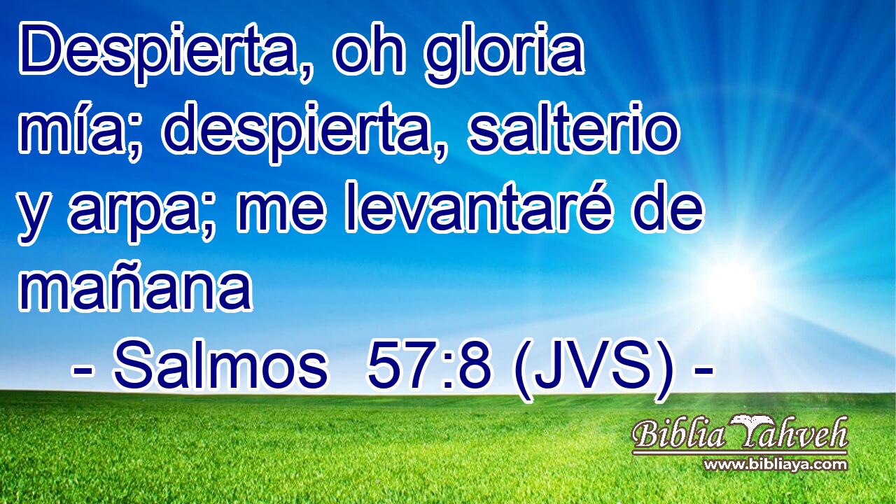 Despierta, oh gloria mía; despierta, salterio y arpa; me levantaré de mañana