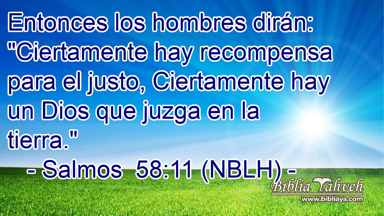  Entonces los hombres dirán: 