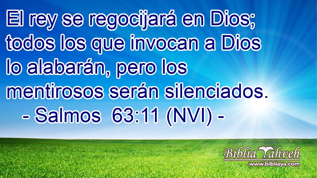  El rey se regocijará en Dios; todos los que invocan a Dios lo alabarán, pero los mentirosos serán silenciados. 