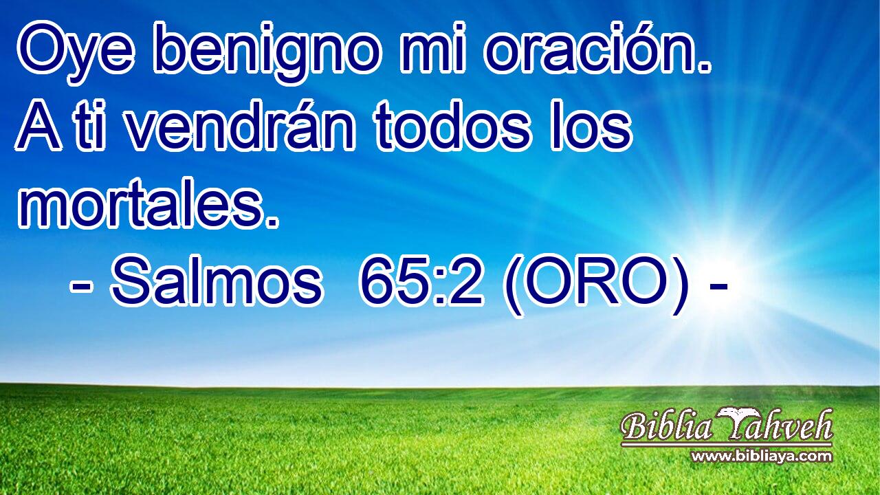  Oye benigno mi oración. A ti vendrán todos los mortales. 