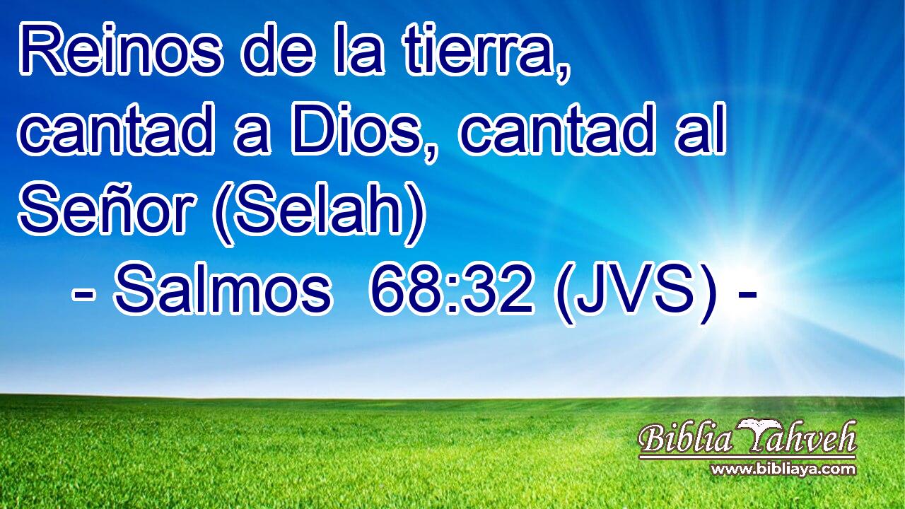 Reinos de la tierra, cantad a Dios, cantad al Señor (Selah)